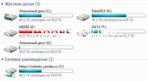 Как подключить яндекс диск как сетевой