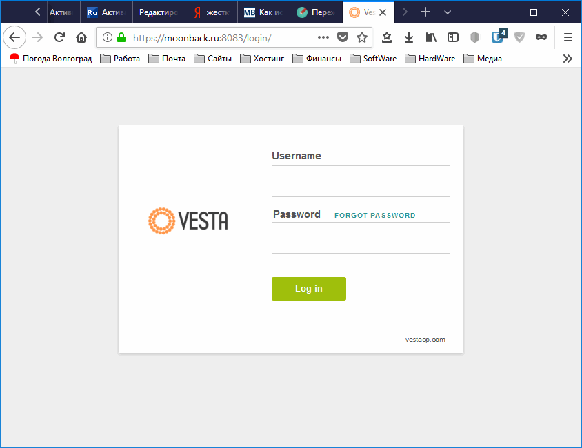 Сертификат Let's Encrypt для админки VestaCP вместо самоподписанного SSL сертификата