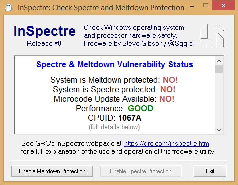 Как отключить патчи безопасности Microsoft от уязвимости процессоров Meltdown и Spectre