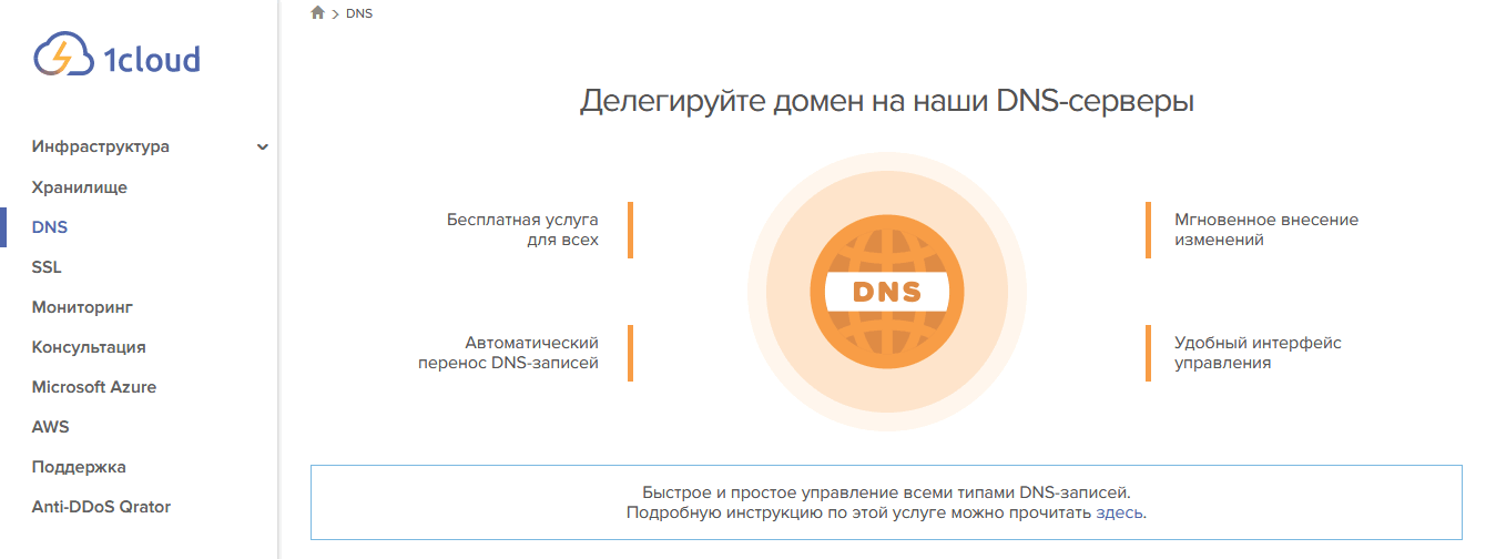 Бесплатный DNS хостинг для вашего домена